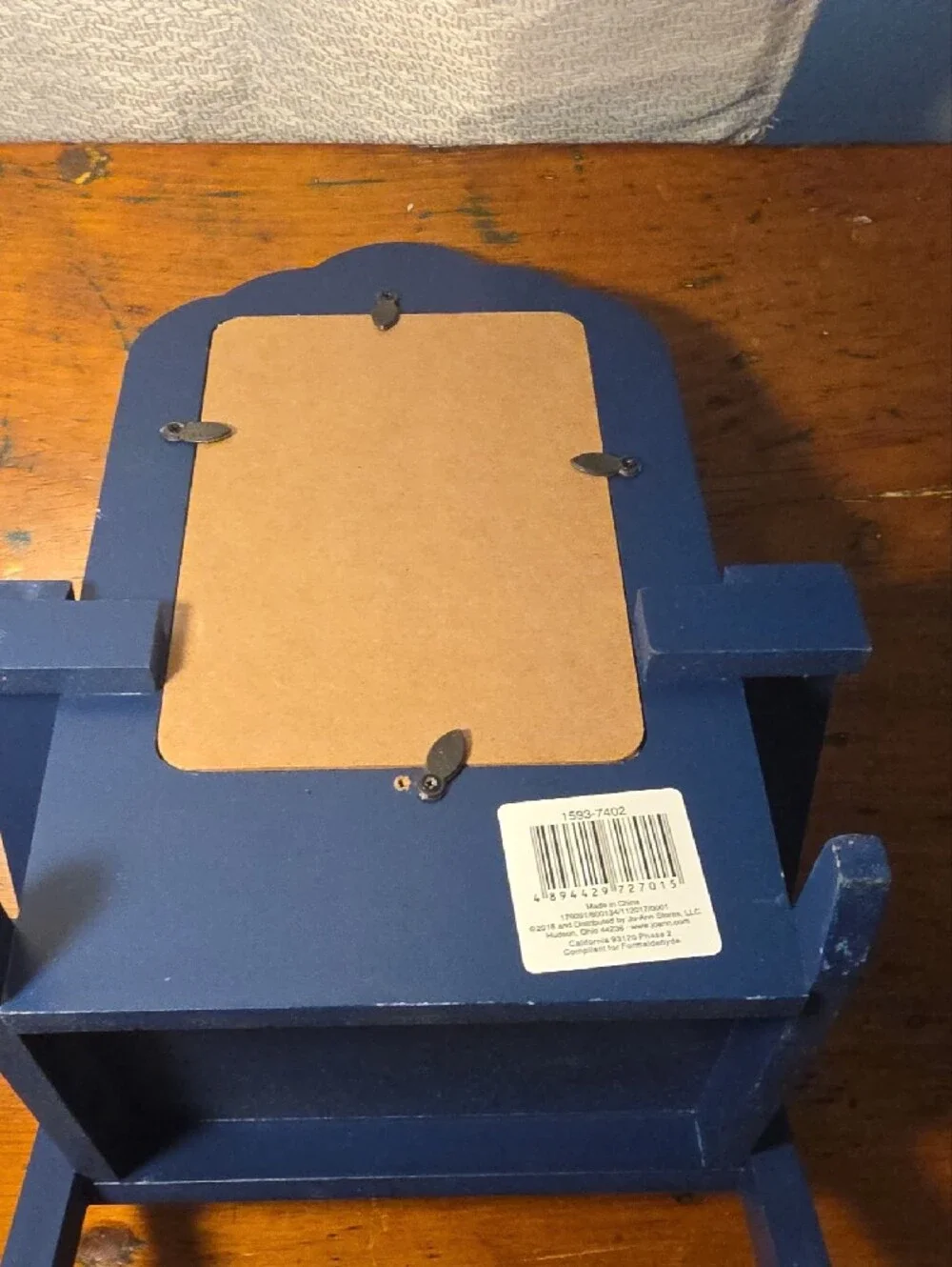 Blue Mini Adirondack Photo Frame Chair